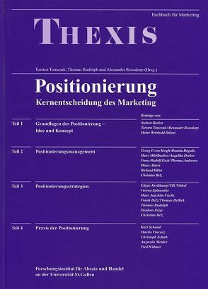 Positionierung von Belz,  Christian, Roosdorp,  Alexander, Rudolph,  Thomas, Tomczak,  Thorsten, Tomczak,  Torsten