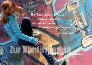 Postkarte „Zur Konfirmation Gottes Segen – Befiehl dem Herrn…“ – 5 Stück