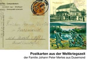 Postkarten aus der Weltkriegszeit von Mertes,  Bernardo