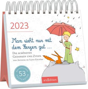 Postkartenkalender Man sieht nur mit dem Herzen gut … 2023