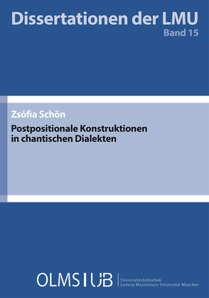 Postpositionale Konstruktionen in chantischen Dialekten von Schön,  Zsofia