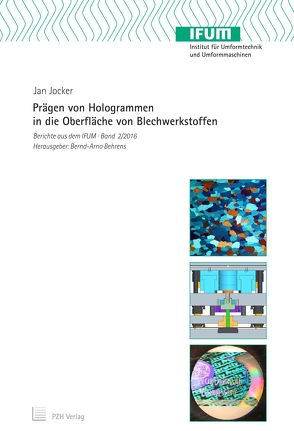 Prägen von Hologrammen in die Oberfläche von Blechwerkstoffen von Behrens,  Bernd-Arno, Jocker,  Jan