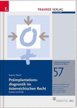 Präimplantationsdiagnostik im österreichischen Recht, Linzer Schriften zu Gender und Recht, Band 57 von Floßmann,  Ursula, Greif,  Elisabeth, Neuwirth,  Karin, Ulrich,  Silvia