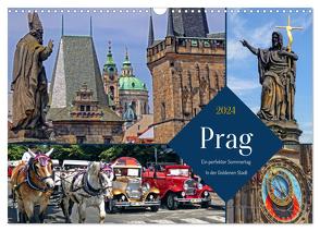 Prag – Ein perfekter Sommertag in der Goldenen Stadt (Wandkalender 2024 DIN A3 quer), CALVENDO Monatskalender von Felix,  Holger