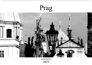 Prag monochrom (Wandkalender 2023 DIN A2 quer) von happyroger