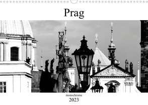 Prag monochrom (Wandkalender 2023 DIN A3 quer) von happyroger