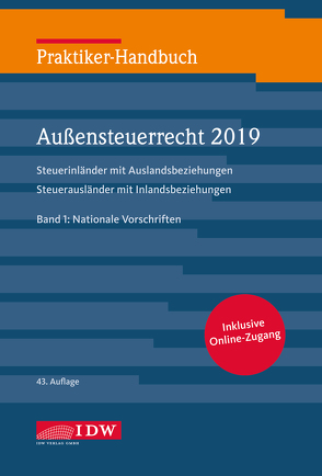 Praktiker-Handbuch Außensteuerrecht 2019, 2 Bde., 43.A. von Fischer,  Sandra, Rehrmann,  Wilhelm Friedrich