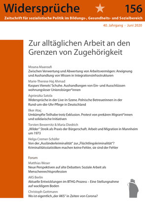 Zur alltäglichen Arbeit an den Grenzen von Zugehörigkeit von 156,  Widersprüche