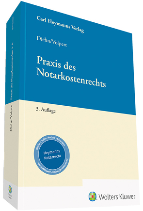 Praxis des Notarkostenrechts von Diehn,  Thomas, Volpert,  Joachim