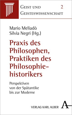 Praxis des Philosophierens, Praktiken der Historiographie von Meliado,  Mario, Negri,  Silvia