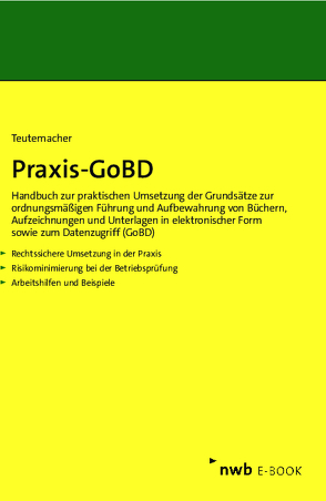 Praxis-GoBD von Teutemacher,  Tobias