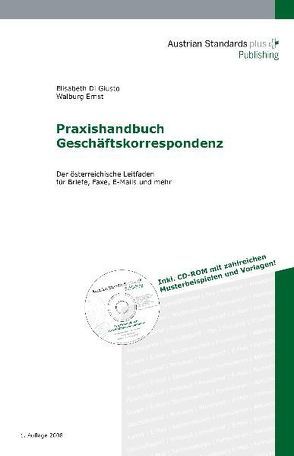 Praxishandbuch Geschäftskorrespondenz von DiGiusto,  Elisabeth, Ernst,  Walburg