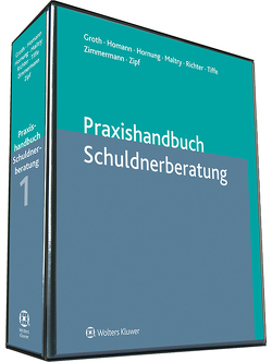 Praxishandbuch Schuldnerberatung von Groth,  Ulf, Homann,  Carsten, Hornung,  Rita, Maltry,  Christian, Richter,  Claus, Tiffe,  Achim, Zimmermann,  Dieter, Zipf,  Thomas