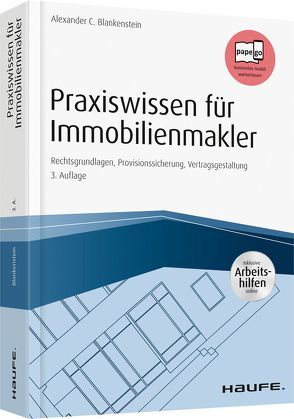 Praxiswissen für Immobilienmakler – inkl. Arbeitshilfen online von Blankenstein,  Alexander C.