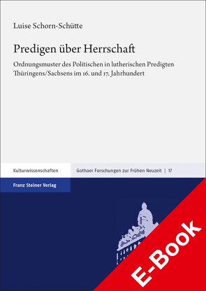 Predigen über Herrschaft von Schorn-Schütte,  Luise