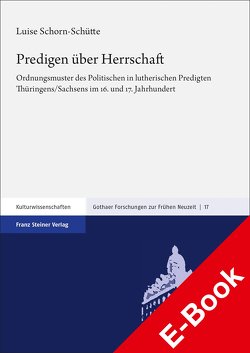 Predigen über Herrschaft von Schorn-Schütte,  Luise