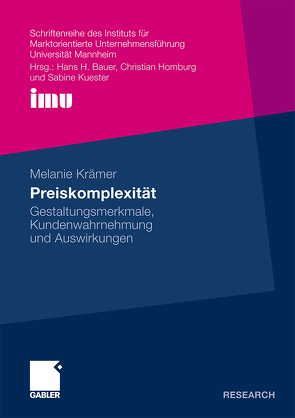 Preiskomplexität von Krämer,  Melanie