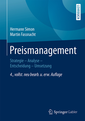 Preismanagement von Fassnacht,  Martin, Simon,  Hermann