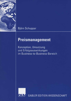 Preismanagement von Homburg,  Prof. Dr. Christian, Schuppar,  Björn