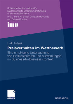 Preisverhalten im Wettbewerb von Totzek,  Dirk