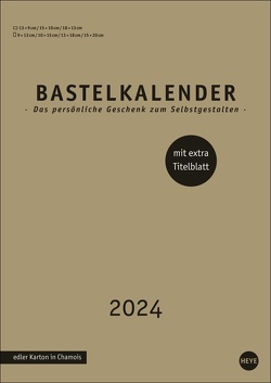 Premium-Bastelkalender gold A4 2024