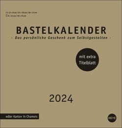 Premium-Bastelkalender gold mittel 2024