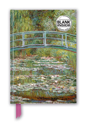 Premium Notizbuch Blank DIN A5: Claude Monet, Die japanische Brücke