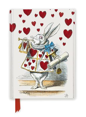 Premium Notizbuch DIN A5: Alice im Wunderland – Weißer Hase