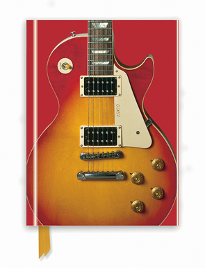 Premium Notizbuch DIN A5: Gibson Les Paul Guitar, Sonnenrot