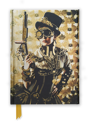 Premium Notizbuch DIN A5: Steampunk Lady