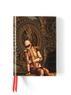 Premium Notizbuch DIN A5: Steampunk Mannequin