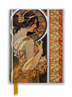 Premium Notizbuch DIN A6: Alphonse Mucha, Primel