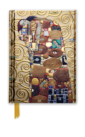 Premium Notizbuch DIN A6: Gustav Klimt, Die Erfüllung