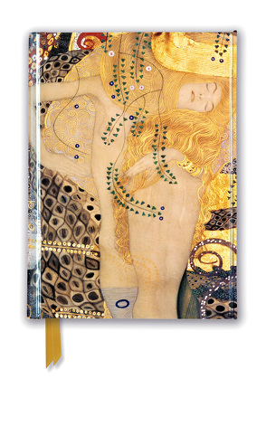 Premium Notizbuch DIN A6: Gustav Klimt, Wasserschlangen I