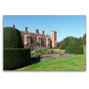 Premium Textil-Leinwand 120 x 80 cm Quer-Format Blickling Hall and Gardens, Norfolk, England | Wandbild, HD-Bild auf Keilrahmen, Fertigbild auf hochwertigem Vlies, Leinwanddruck von Gisela Kruse