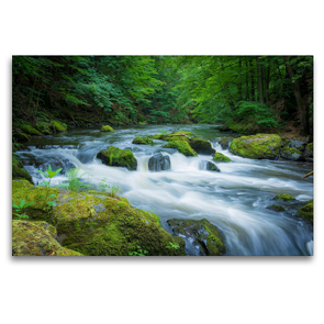 Premium Textil-Leinwand 120 x 80 cm Quer-Format Bodetal bei Thale | Wandbild, HD-Bild auf Keilrahmen, Fertigbild auf hochwertigem Vlies, Leinwanddruck von Martin Wasilewski