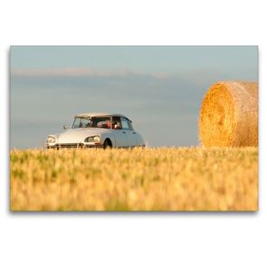 Premium Textil-Leinwand 120 x 80 cm Quer-Format Citroën DS – zauberhafter Oldtimer | Wandbild, HD-Bild auf Keilrahmen, Fertigbild auf hochwertigem Vlies, Leinwanddruck von Meike Bölts