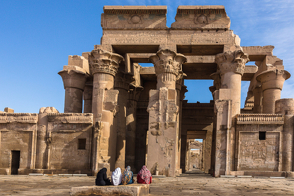 Premium Textil-Leinwand 1200 x 800 cm Quer-Format Der Doppeltempel in Kom Ombo | Wandbild, HD-Bild auf Keilrahmen, Fertigbild auf hochwertigem Vlies, Leinwanddruck von None rsiemer