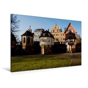 Premium Textil-Leinwand 120 x 80 cm Quer-Format Esslingen am Neckar | Wandbild, HD-Bild auf Keilrahmen, Fertigbild auf hochwertigem Vlies, Leinwanddruck von Horst Eisele von Eisele,  Horst