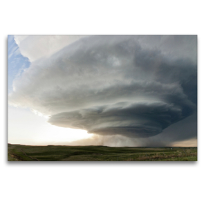 Premium Textil-Leinwand 120 x 80 cm Quer-Format Nebraska LP Supercell | Wandbild, HD-Bild auf Keilrahmen, Fertigbild auf hochwertigem Vlies, Leinwanddruck von N N