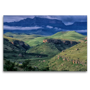 Premium Textil-Leinwand 120 x 80 cm Quer-Format Giant’s Castle Nature Reserve, Südafrika | Wandbild, HD-Bild auf Keilrahmen, Fertigbild auf hochwertigem Vlies, Leinwanddruck von Christian Heeb