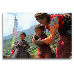 Premium Textil-Leinwand 120 x 80 cm Quer-Format Kalender 2020 der Nepal Kinderhilfe e.V. | Wandbild, HD-Bild auf Keilrahmen, Fertigbild auf hochwertigem Vlies, Leinwanddruck von Nicolle Range