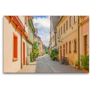 Premium Textil-Leinwand 120 x 80 cm Quer-Format Karlstadt Impressionen | Wandbild, HD-Bild auf Keilrahmen, Fertigbild auf hochwertigem Vlies, Leinwanddruck von Dirk Meutzner