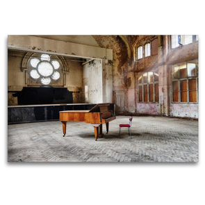 Premium Textil-Leinwand 120 x 80 cm Quer-Format Lost Places – Daylight | Wandbild, HD-Bild auf Keilrahmen, Fertigbild auf hochwertigem Vlies, Leinwanddruck von N N