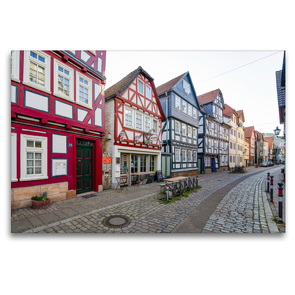 Premium Textil-Leinwand 120 x 80 cm Quer-Format Marburg Impressionen | Wandbild, HD-Bild auf Keilrahmen, Fertigbild auf hochwertigem Vlies, Leinwanddruck von Dirk Meutzner