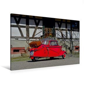 Premium Textil-Leinwand 120 x 80 cm Quer-Format Messerschmitt KR 200 Kabinenroller | Wandbild, HD-Bild auf Keilrahmen, Fertigbild auf hochwertigem Vlies, Leinwanddruck von Ingo Laue von Laue,  Ingo