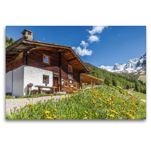 Premium Textil-Leinwand 120 x 80 cm Quer-Format Moareggalm am Klausberg im Ahrntal | Wandbild, HD-Bild auf Keilrahmen, Fertigbild auf hochwertigem Vlies, Leinwanddruck von Christian Müringer