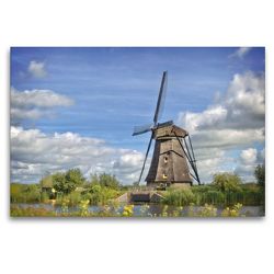 Premium Textil-Leinwand 120 x 80 cm Quer-Format Molen | Wandbild, HD-Bild auf Keilrahmen, Fertigbild auf hochwertigem Vlies, Leinwanddruck von Matthias Schaefgen