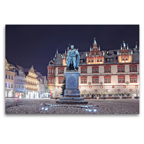 Premium Textil-Leinwand 120 x 80 cm Quer-Format Prinz-Albert-Denkmal | Wandbild, HD-Bild auf Keilrahmen, Fertigbild auf hochwertigem Vlies, Leinwanddruck von Val Thoermer