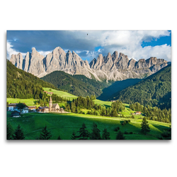 Premium Textil-Leinwand 120 x 80 cm Quer-Format Santa Maddalena | Wandbild, HD-Bild auf Keilrahmen, Fertigbild auf hochwertigem Vlies, Leinwanddruck von Sascha Ferrari